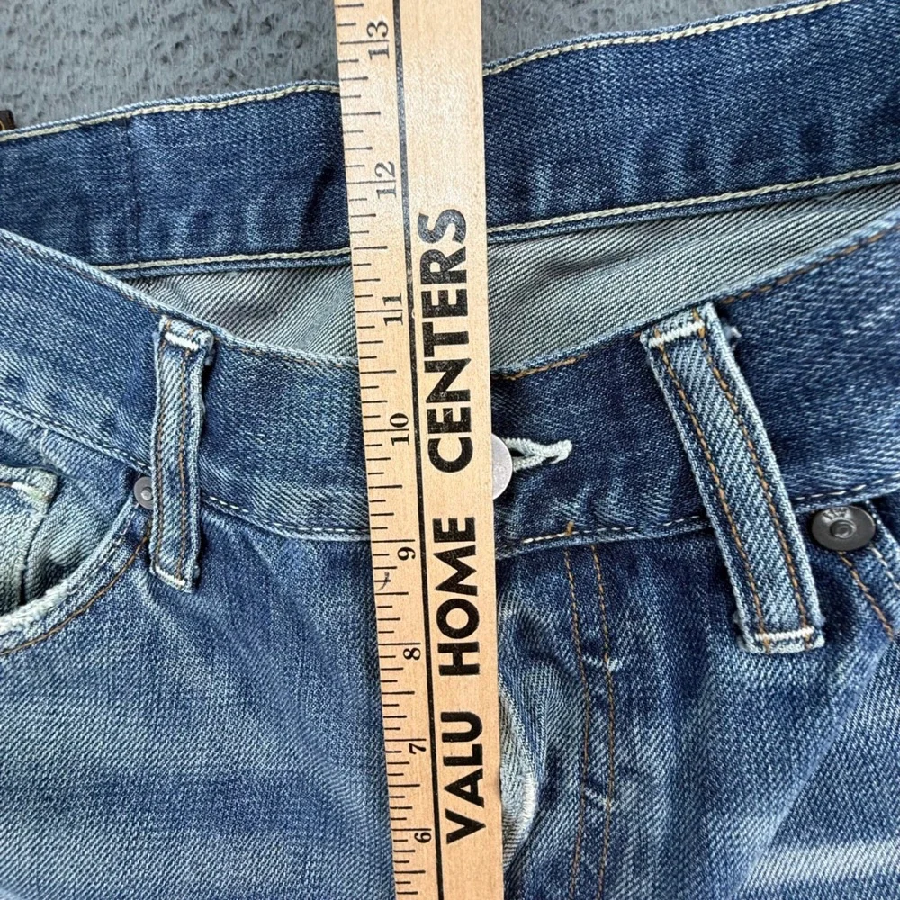 G-Star Raw Yield Loose Jeans Mens 31x30‎ Blue Distressed Button Fly Denim